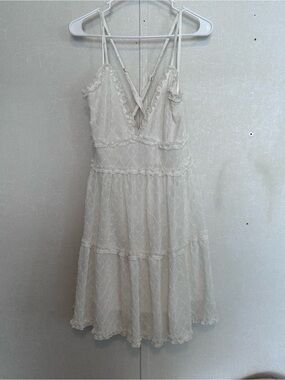 She + Sky white eyelet dress L